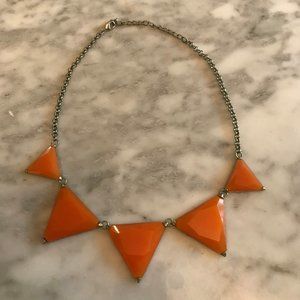 Orange Baublebar Statement Necklace